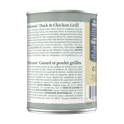 Grain free duck and chicken grill wet food for dog