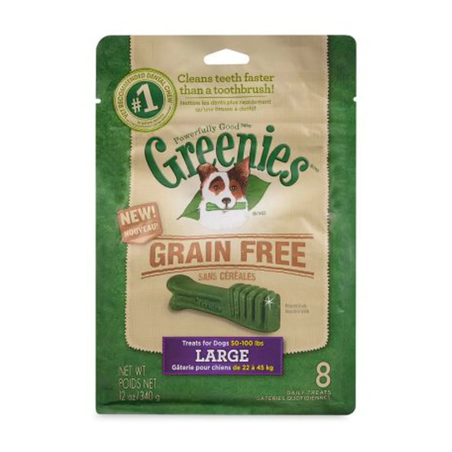 Grain Free TreatPak Large Dog Dental Treats