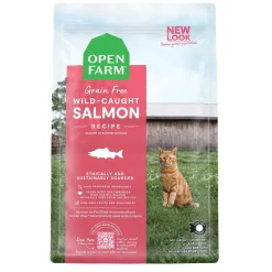 Grain Free Wild-Caught Salmon Recipe Dry Food for Cats