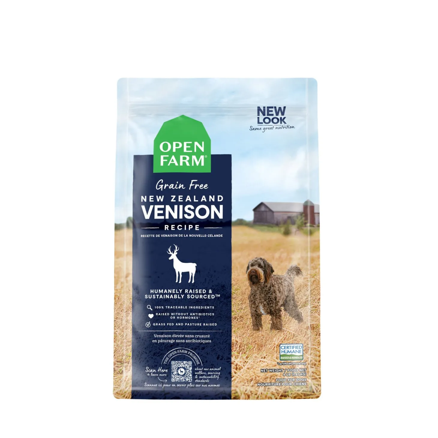Grain-Free New Zealand Venison Recipe, 1.81 kg