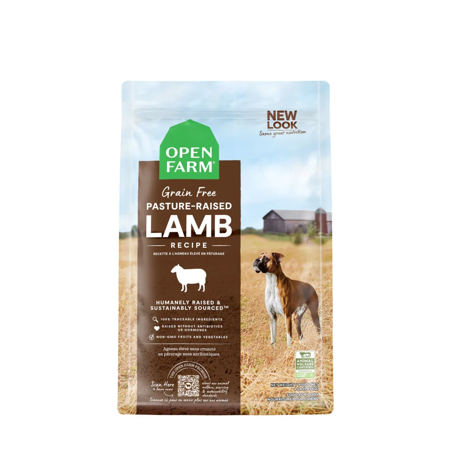 Grain-Free Pasture-Raised Lamb Recipe, 9,97 lb