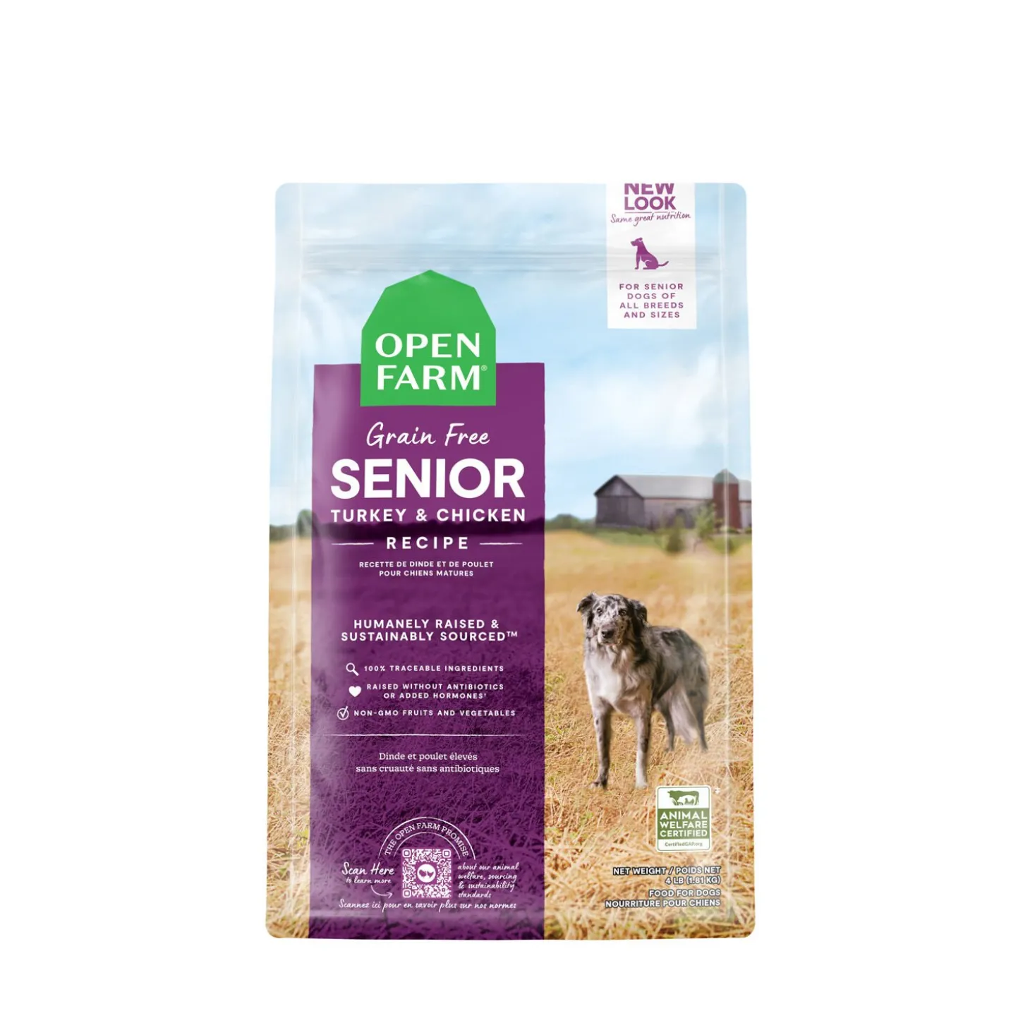 Grain-Free Senior Turkey and Chicken Recipe, 1.81 kg