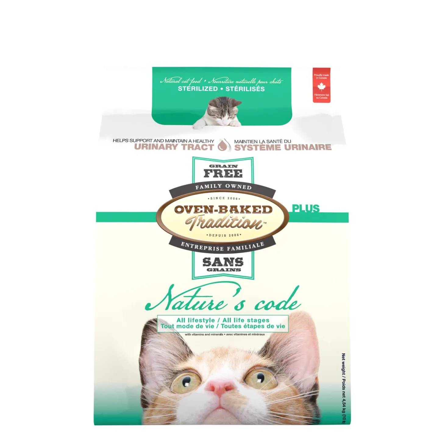 Grain-free urinary care dry food for sterilized cats