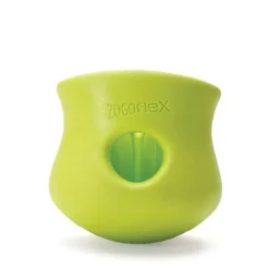Green treat dispenser toy