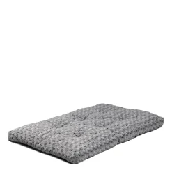 Grey swirl fur pet bed