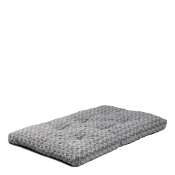 Grey swirl fur pet bed