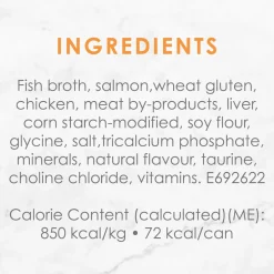 Grilled salmon wet food for adult cats