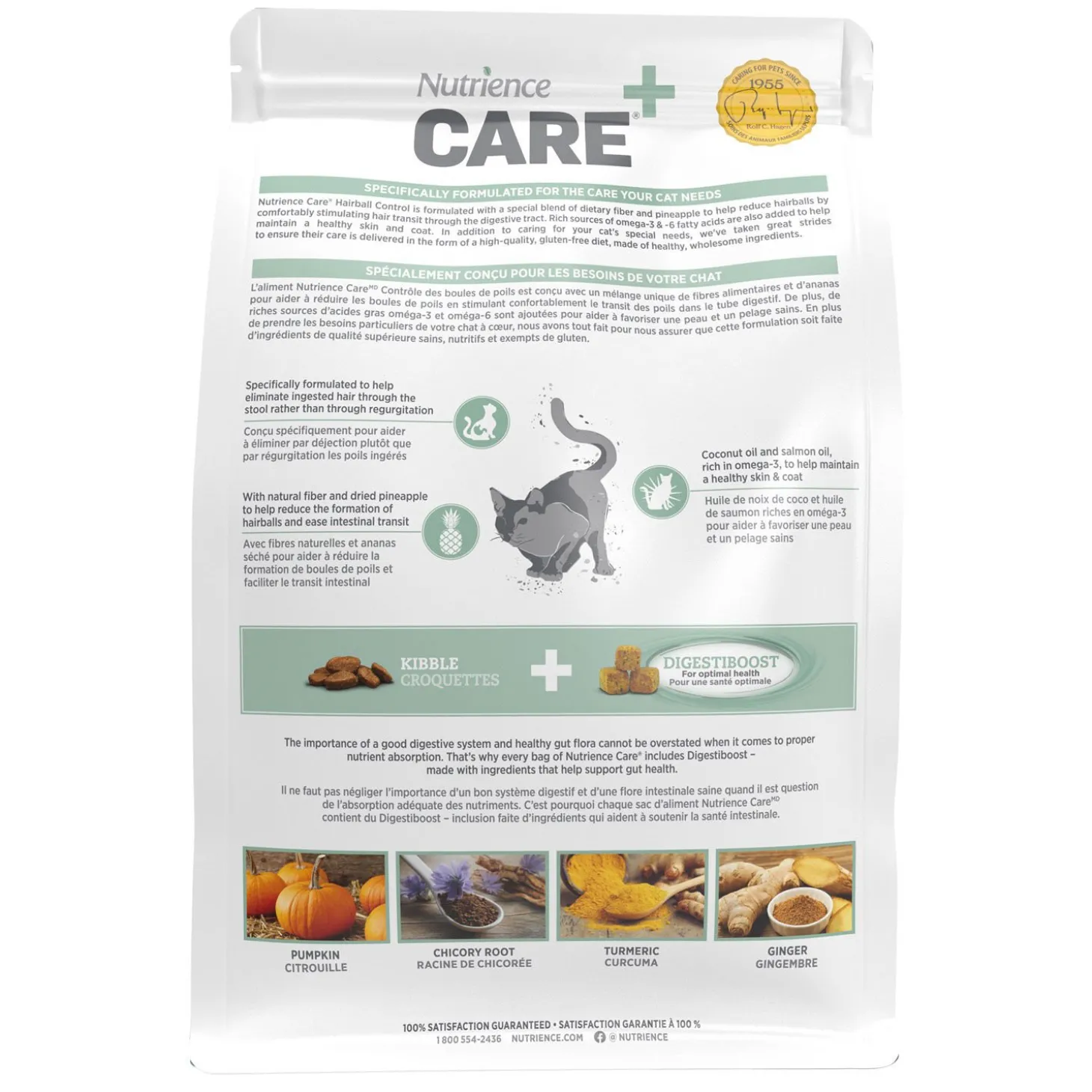 Hairball control formula for cats