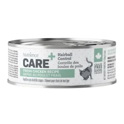 Hairball control pâté for cats, fresh chicken