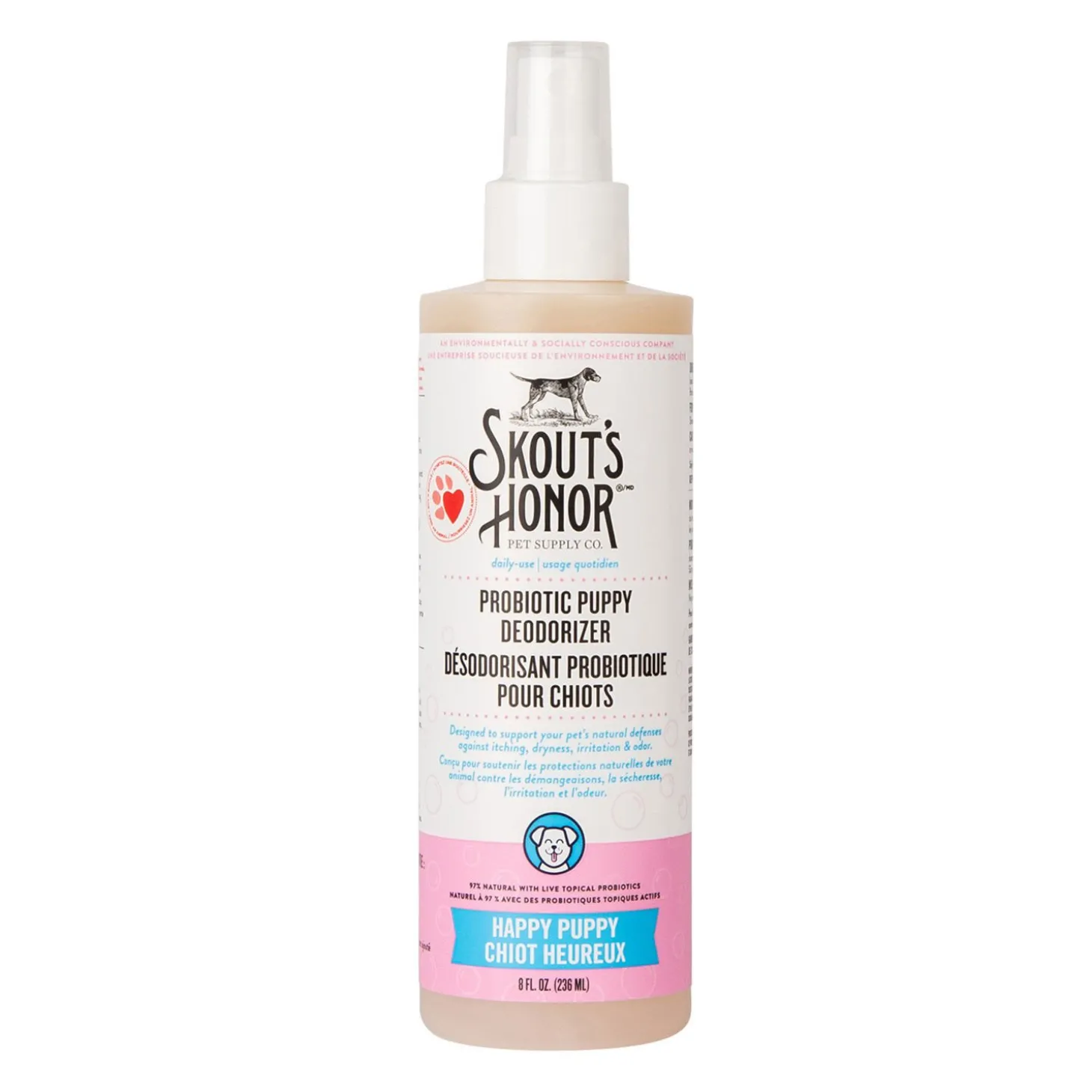 Happy Puppy Probiotic Daily Use Deodorizer, 236 ml