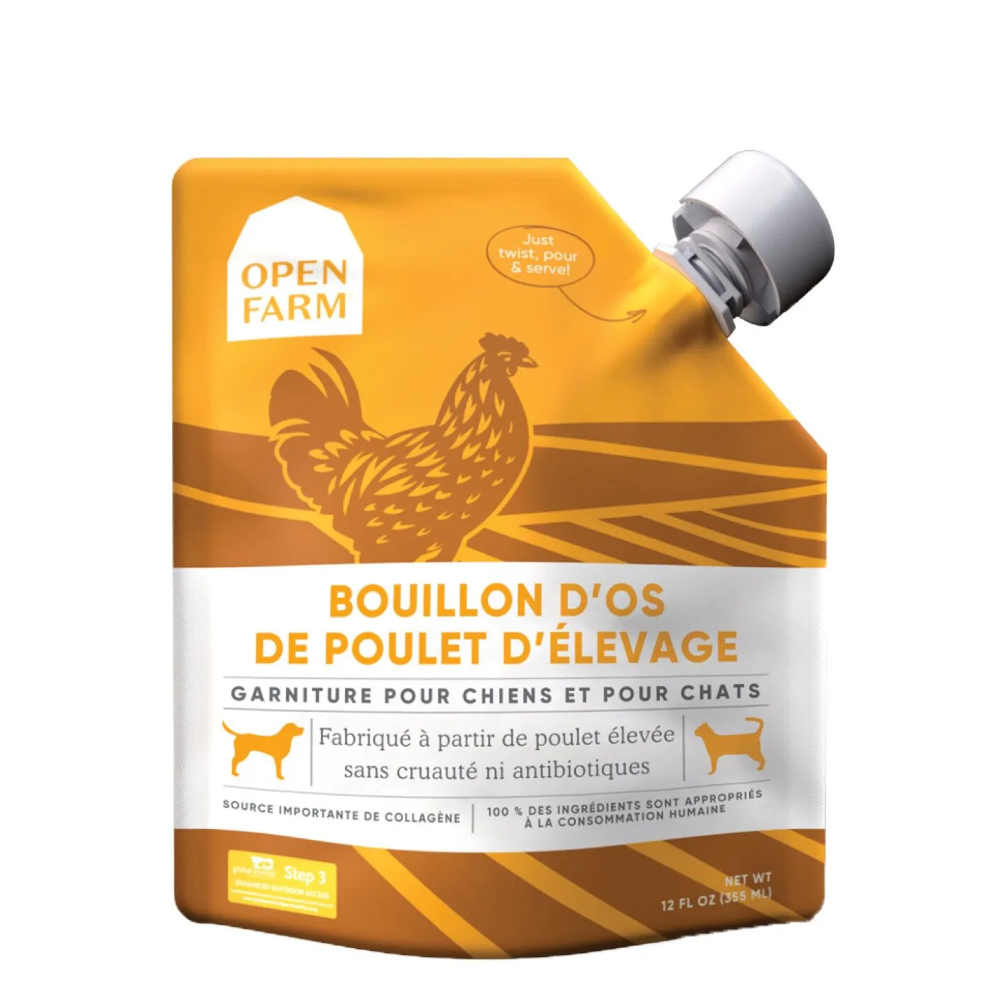 Harvest Chicken Bone Broth for Dogs & Cats