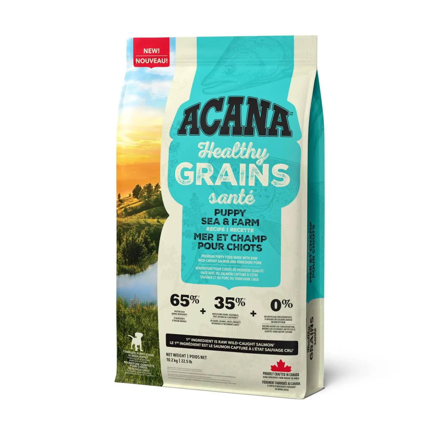 Healthy Grains Puppy Sea and Farm Dry Food, 10.2 kg