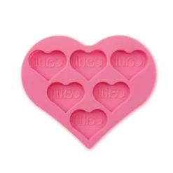 Heart-Shaped Silicone Ice Tray