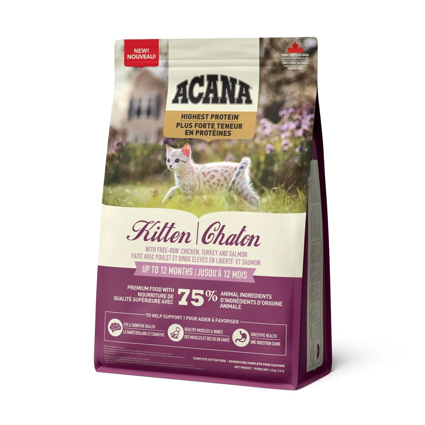 Highest Protein Dry Food for Kittens, 1.8 kg