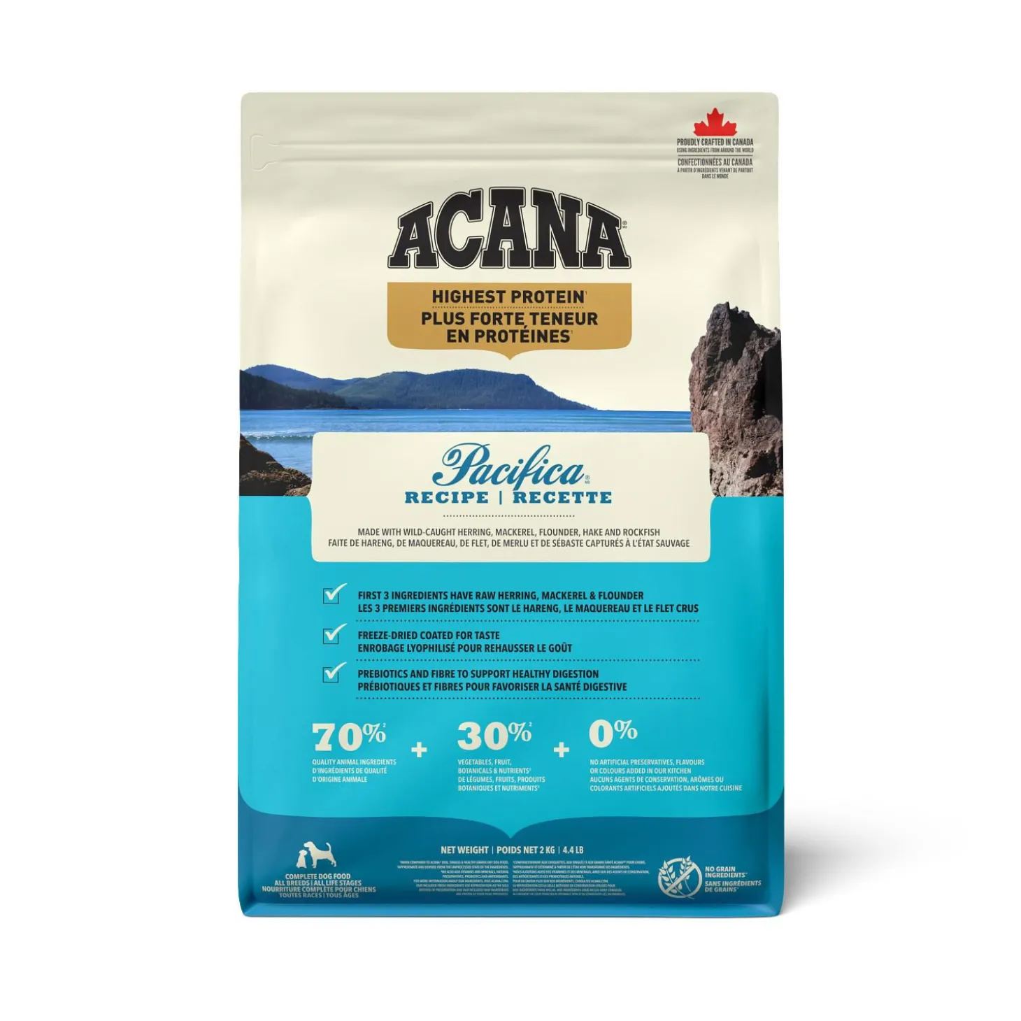 Highest Protein Pacifica Dry Dog Food Recipe, 6 kg