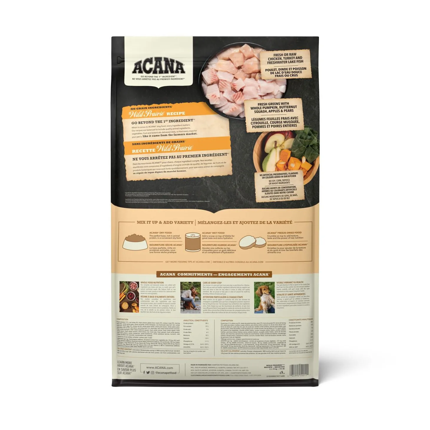 Highest Protein Wild Prairie Dry Dog Food Recipe, 11.4 kg
