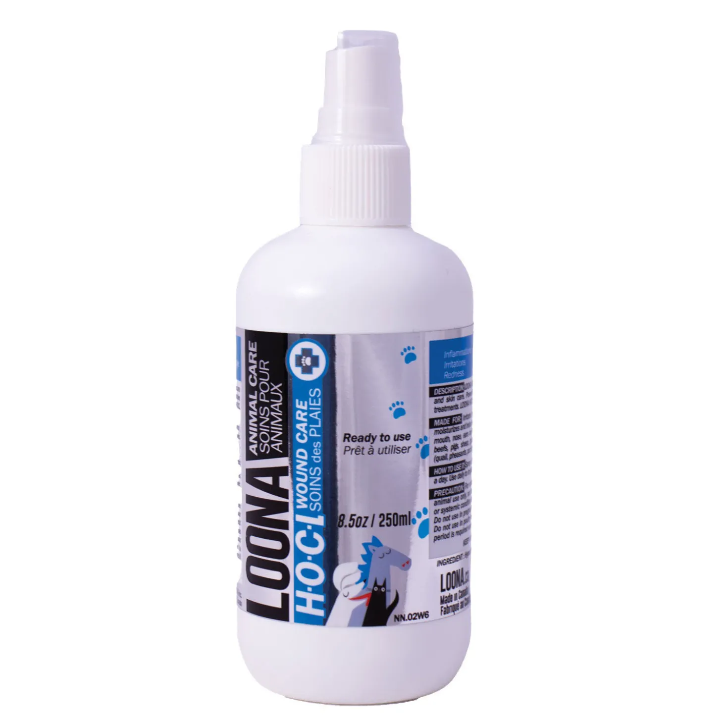 HOCL Liquid for Wound and Skin Care for pets, 250 ml