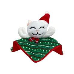 Holiday Crackles Santa Kitty Toy for Cats