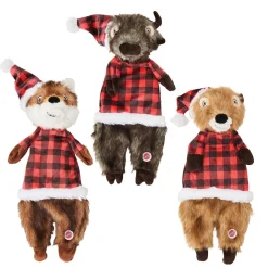 Holiday Plaid Furzz Dog Toy, 1 un.