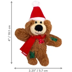 Holiday Softies Bear Toy for Cats, Assorted