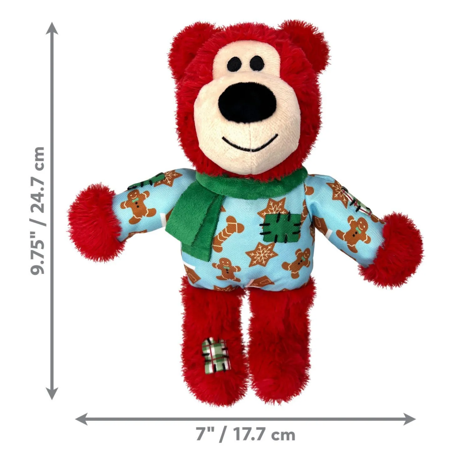 Holiday Wild Knots Bear for Dogs, 1 unit