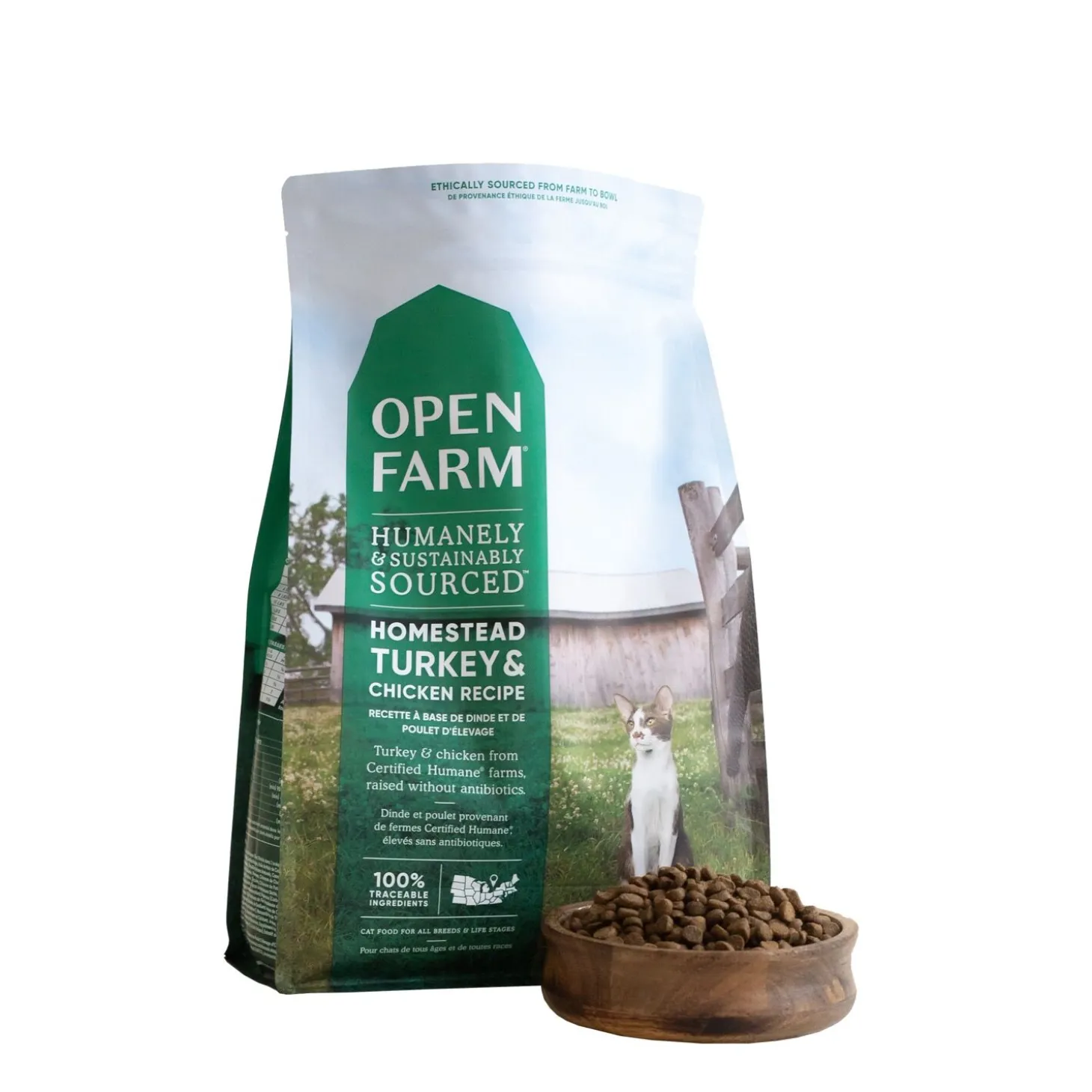 Homestead Turkey & Chicken Recipe Dry Cat Food
