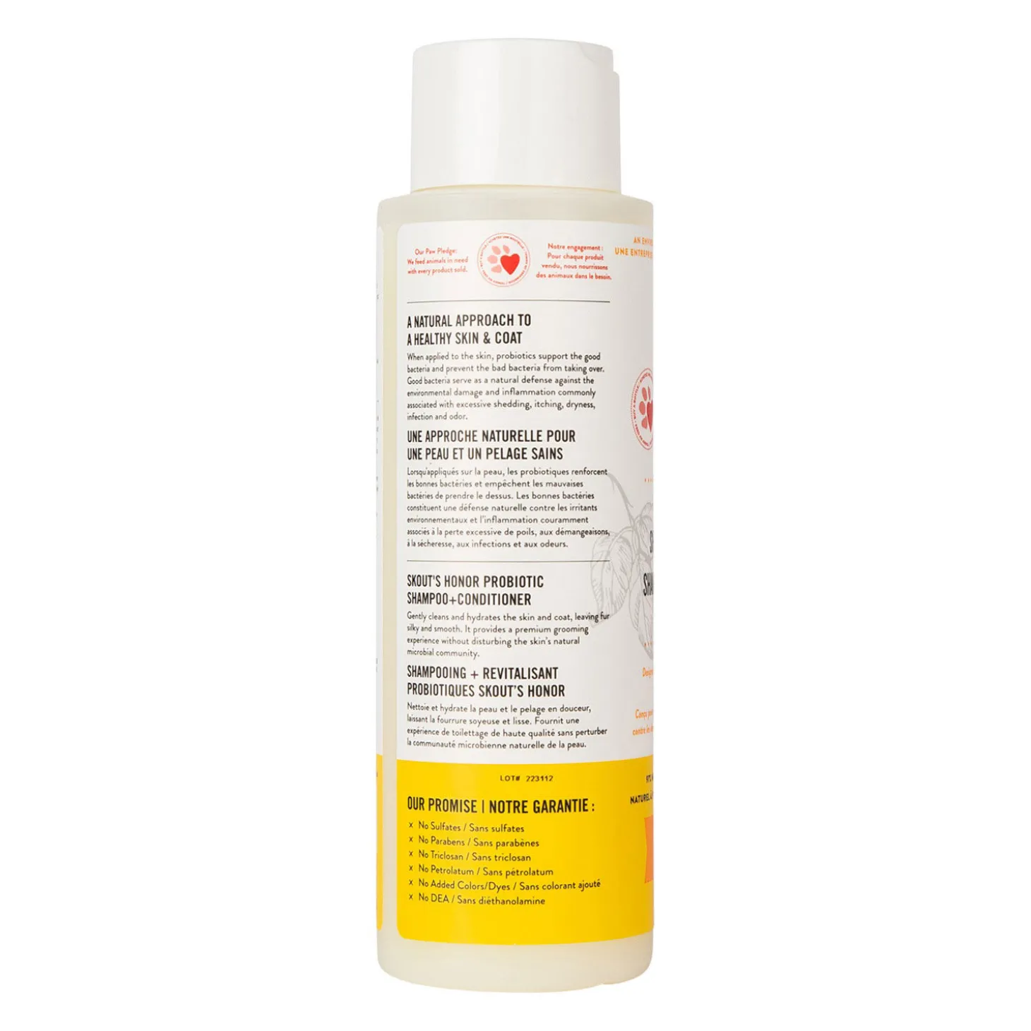 Honeysuckle Probiotic Shampoo and Conditioner, 473 ml