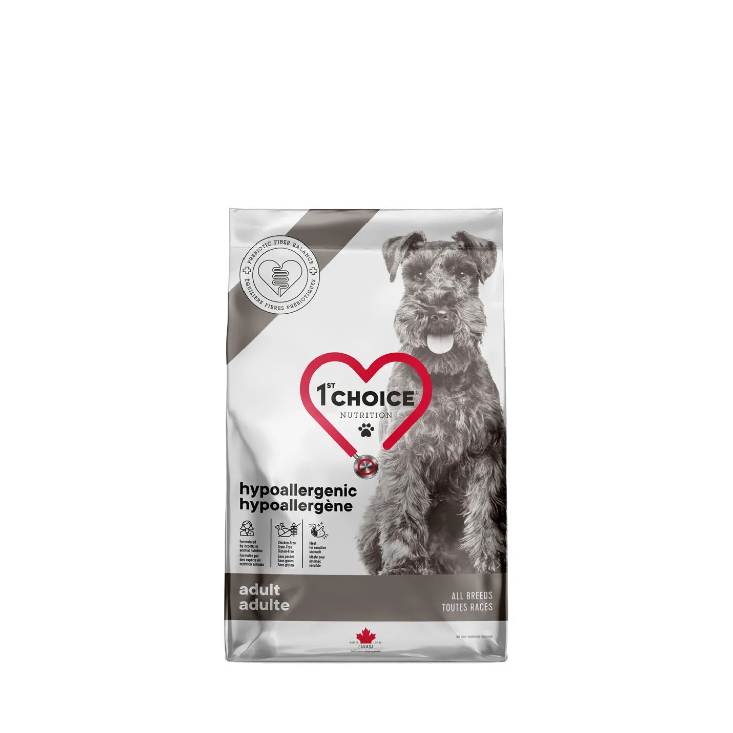 Hypoallergenic dry duck food for dogs