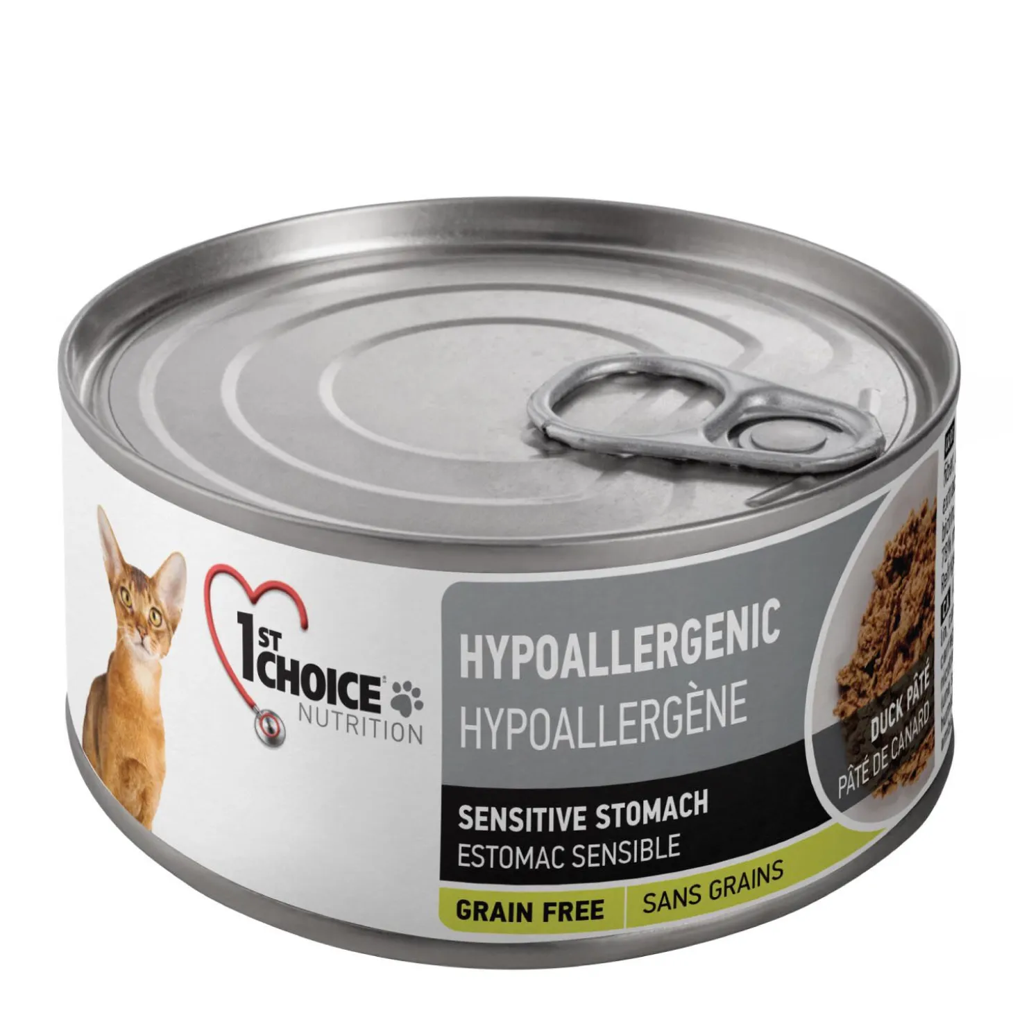 Hypoallergenic Formula Duck Pâté for Adult Cats, 156 g