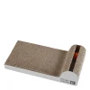 Inclined-shaped Cat Scratcher with Toy and Catnip
