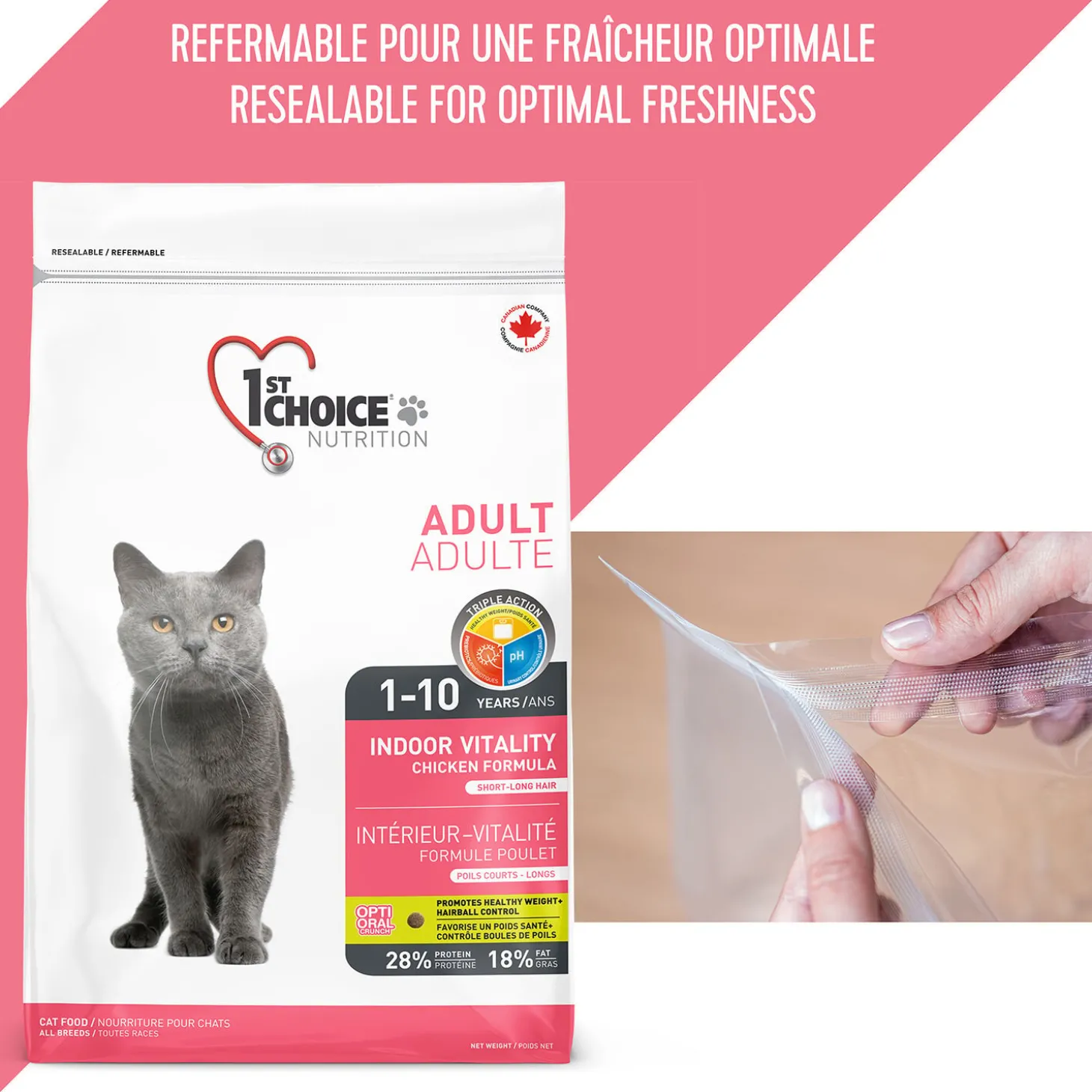 Indoor Vitality Chicken Formula for Adult Cats