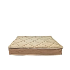 Irish Cream Linen Diamond Bed