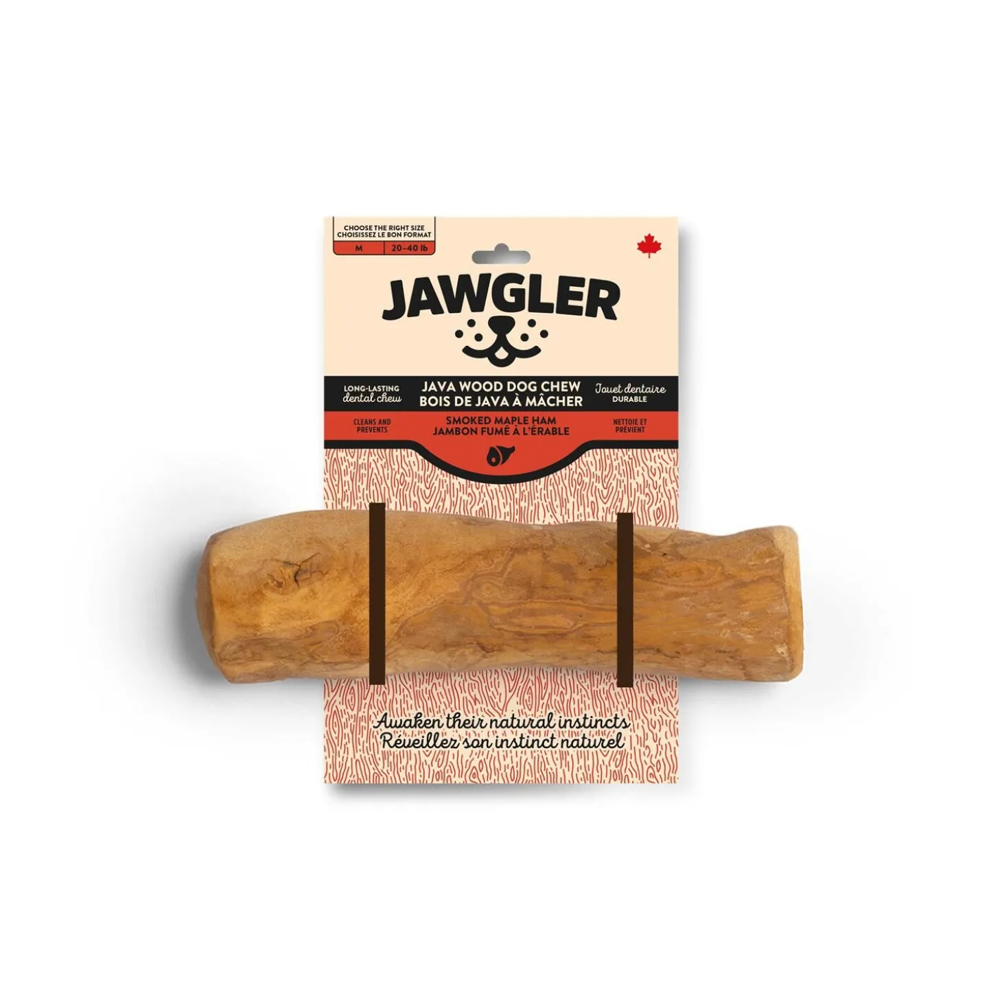 Java Wood for Dogs, Smoked Maple Ham