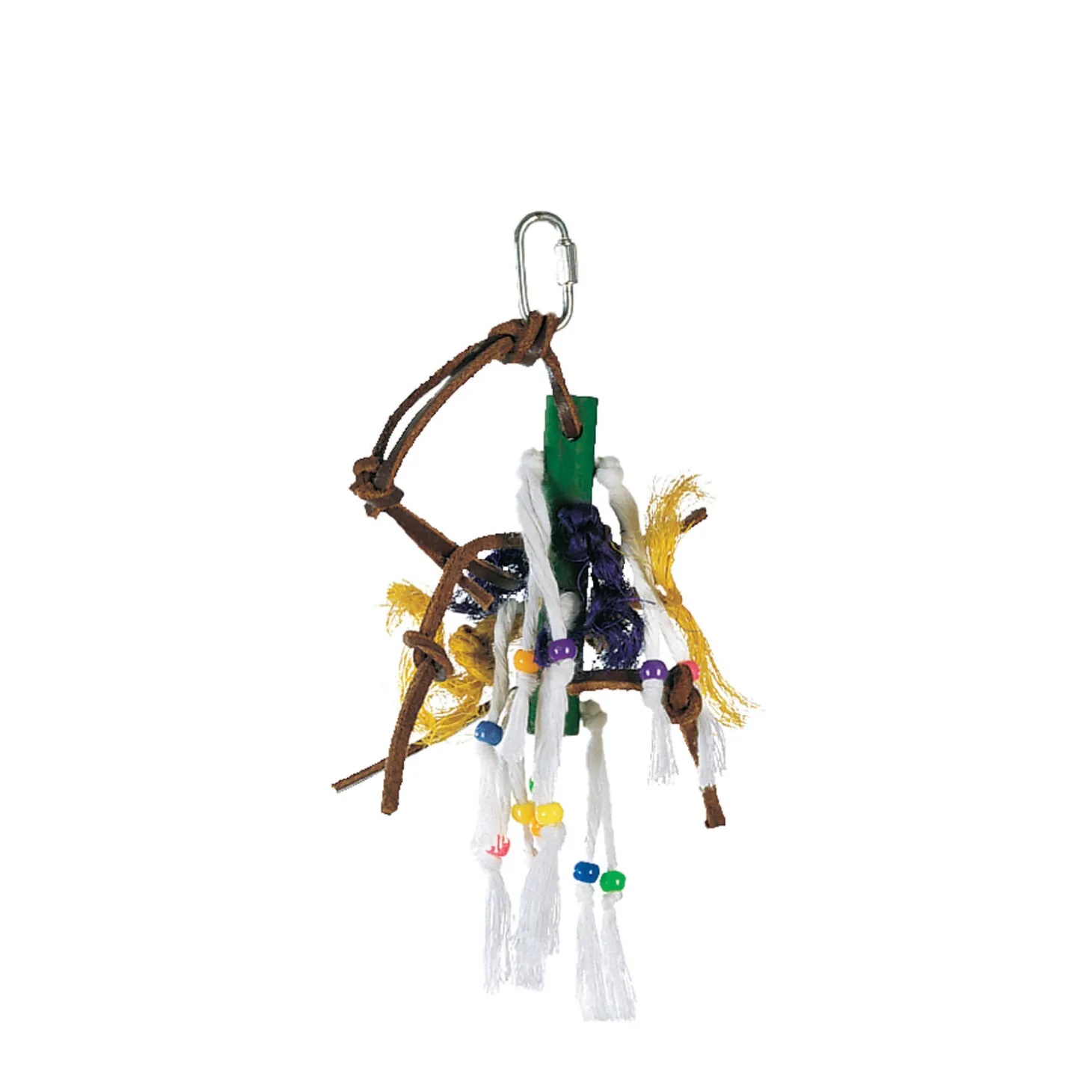 Junglewood Wood Peg with Ropes Bird Toy