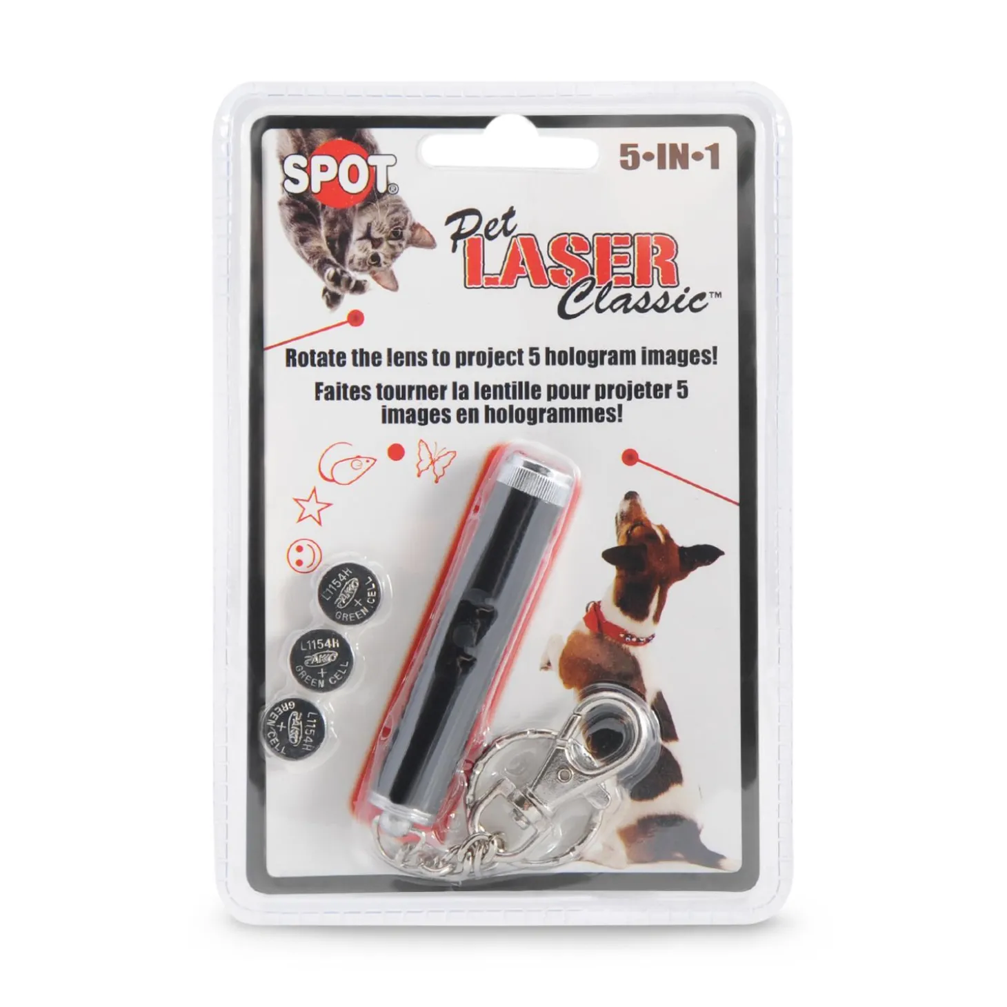 Laser pointer with holograms