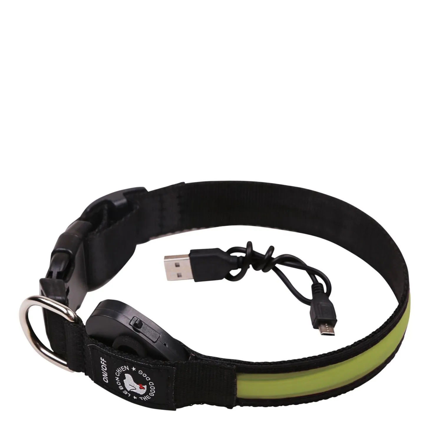 LED light rechargeable USB collar