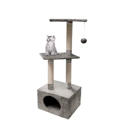 London Two-tiered Cat Tree with Scratching Post