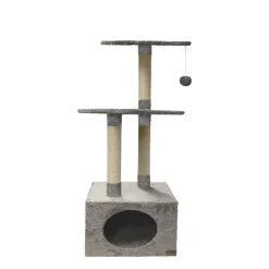 London Two-tiered Cat Tree with Scratching Post