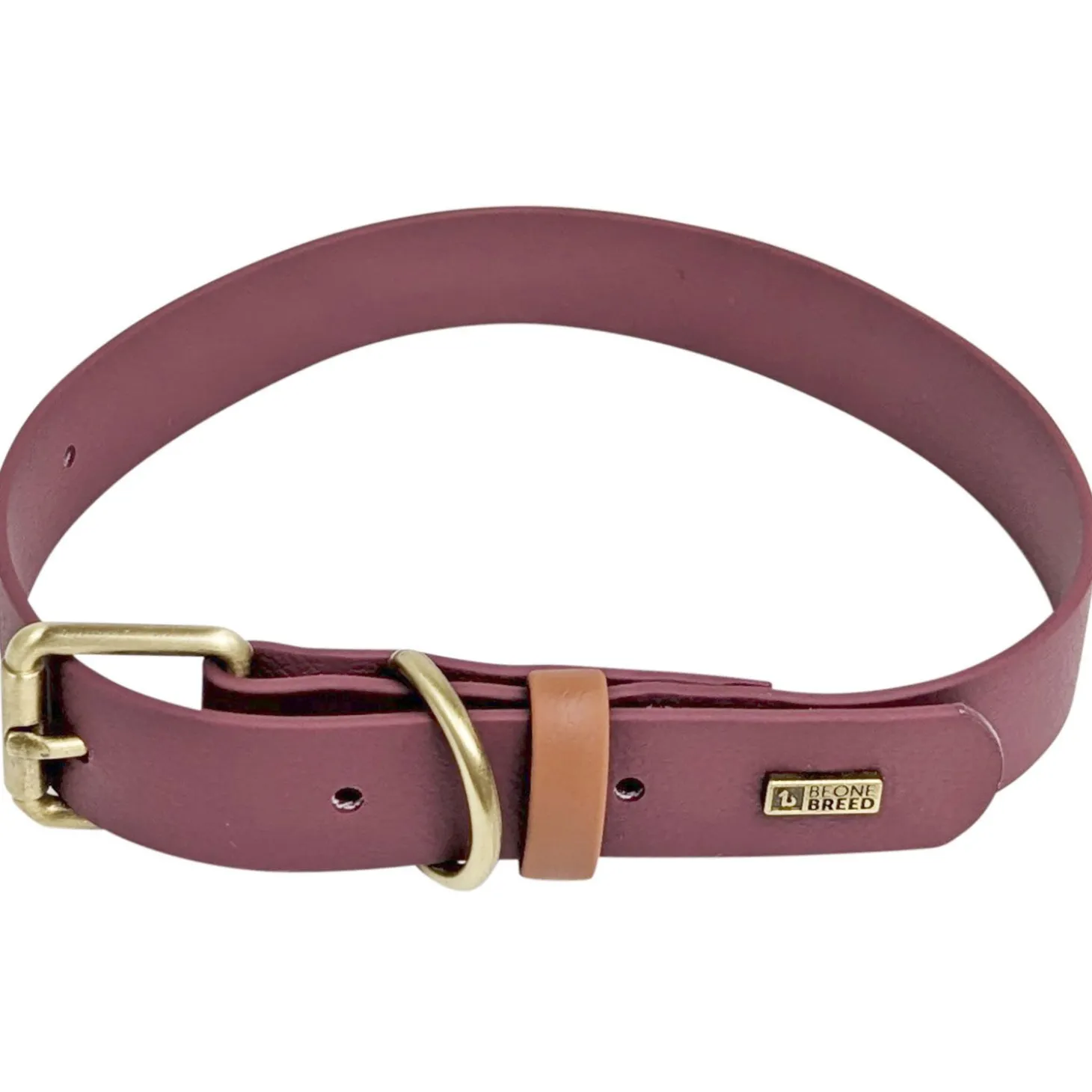 Luxe Waterproof Collar for Dogs, Cabernet