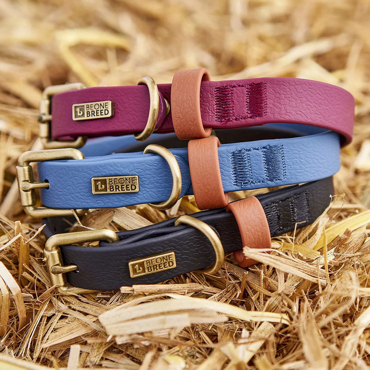 Luxe Waterproof Collar for Dogs, Blue
