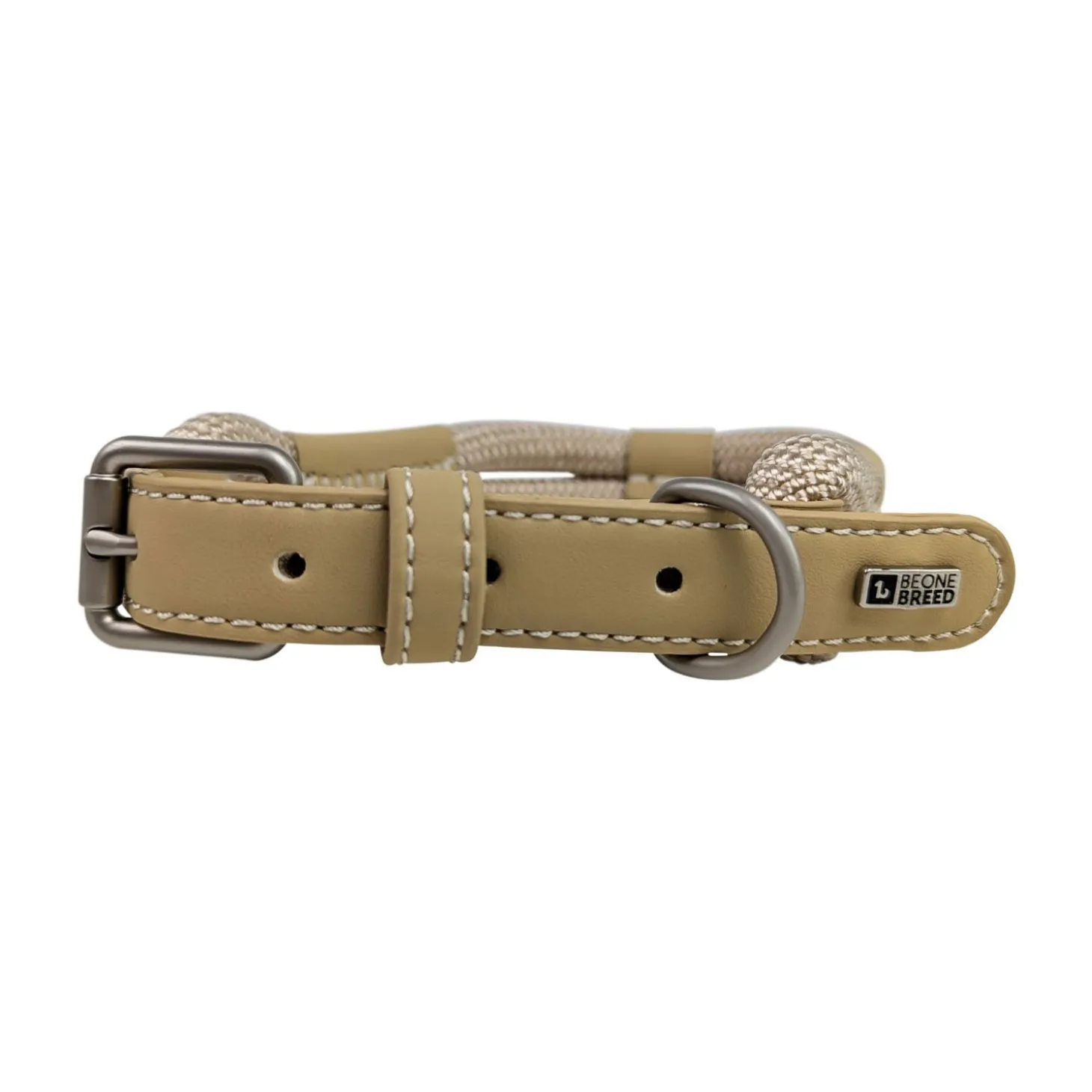 Luxury Rope Collar for Dogs, Sand