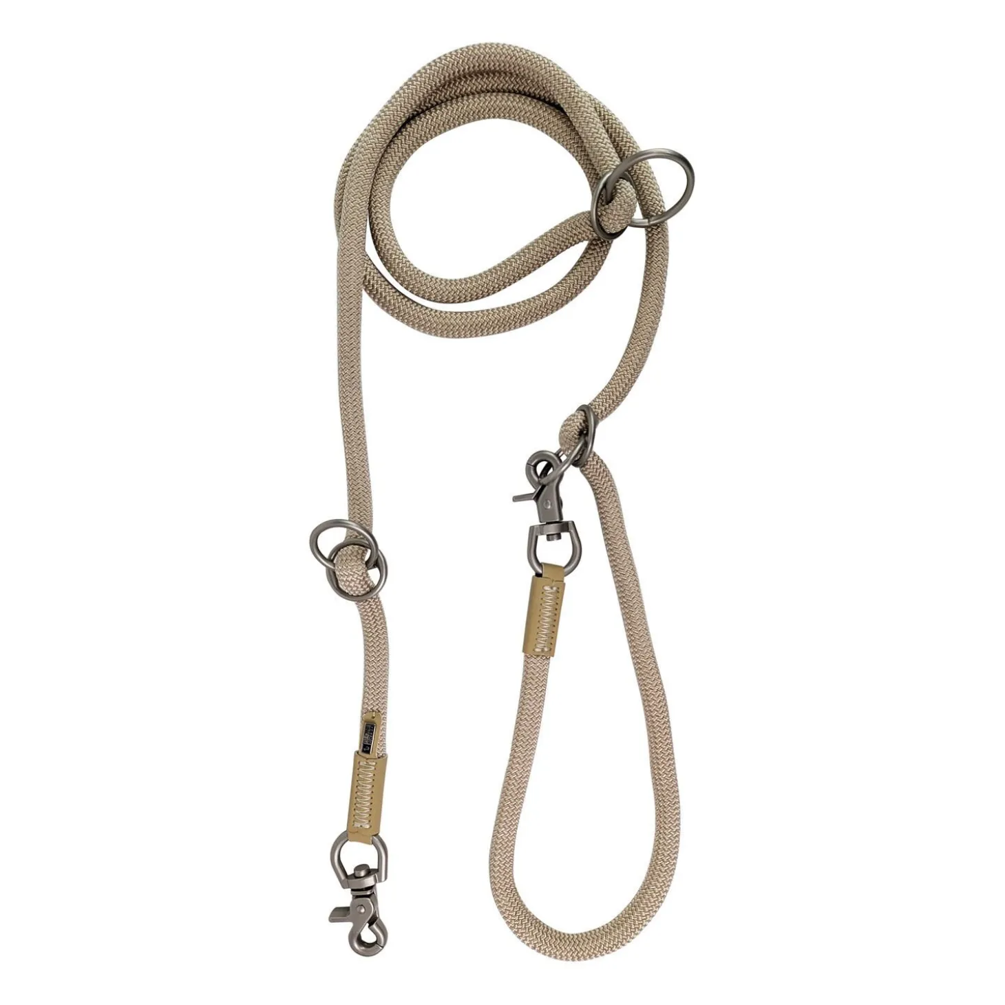 Luxury Rope Leash for Dogs, Sand
