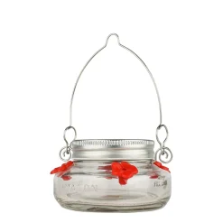 Mason Jar Hummingbird Feeder
