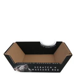 Massage bed and scratcher for cats
