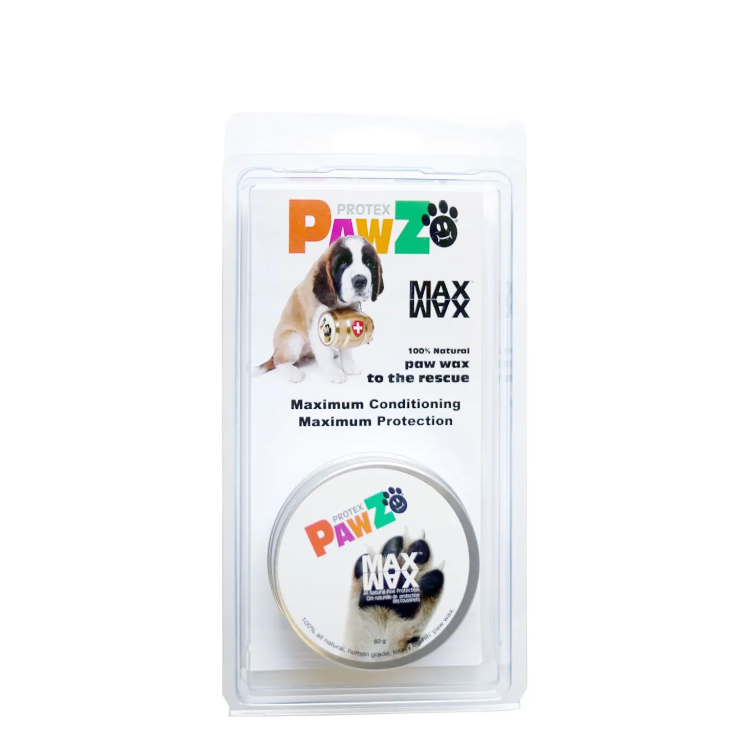 MaxWax Natural Paw Wax, 60G