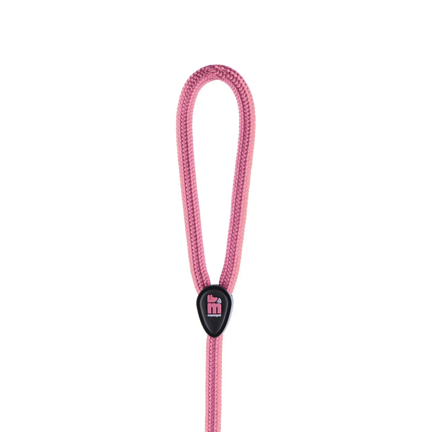Memopet nylon and cord leash, pink