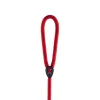 Memopet nylon and cord leash, red