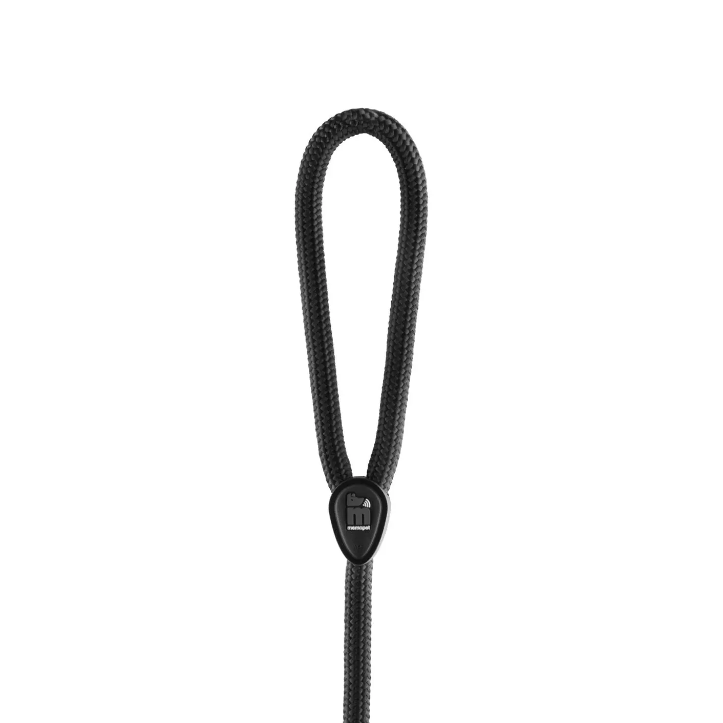 Memopet nylon and cord leash, black