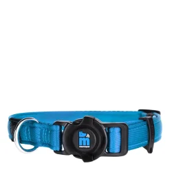 Memopet nylon collar for dogs, light blue