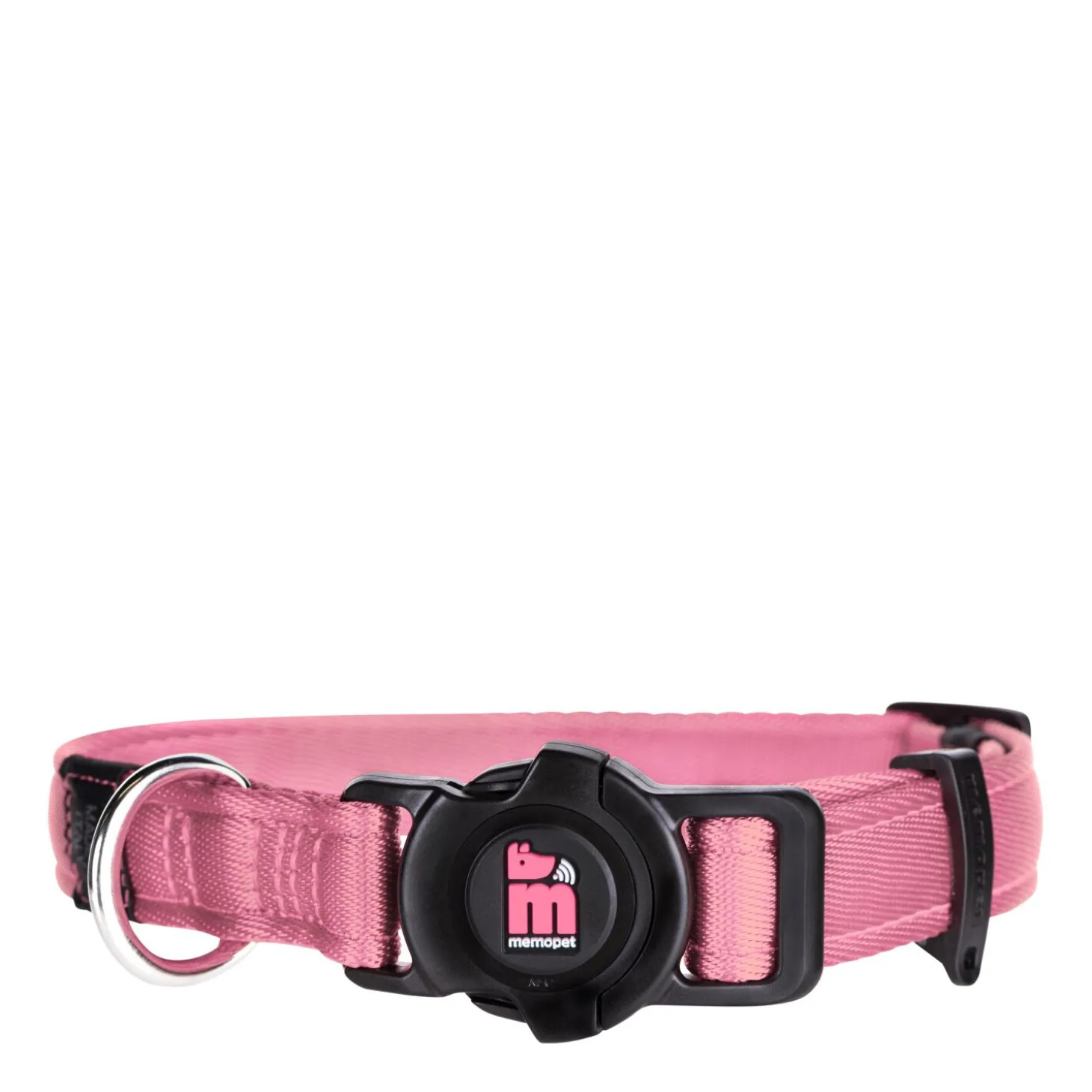 Memopet nylon collar for dogs, pink